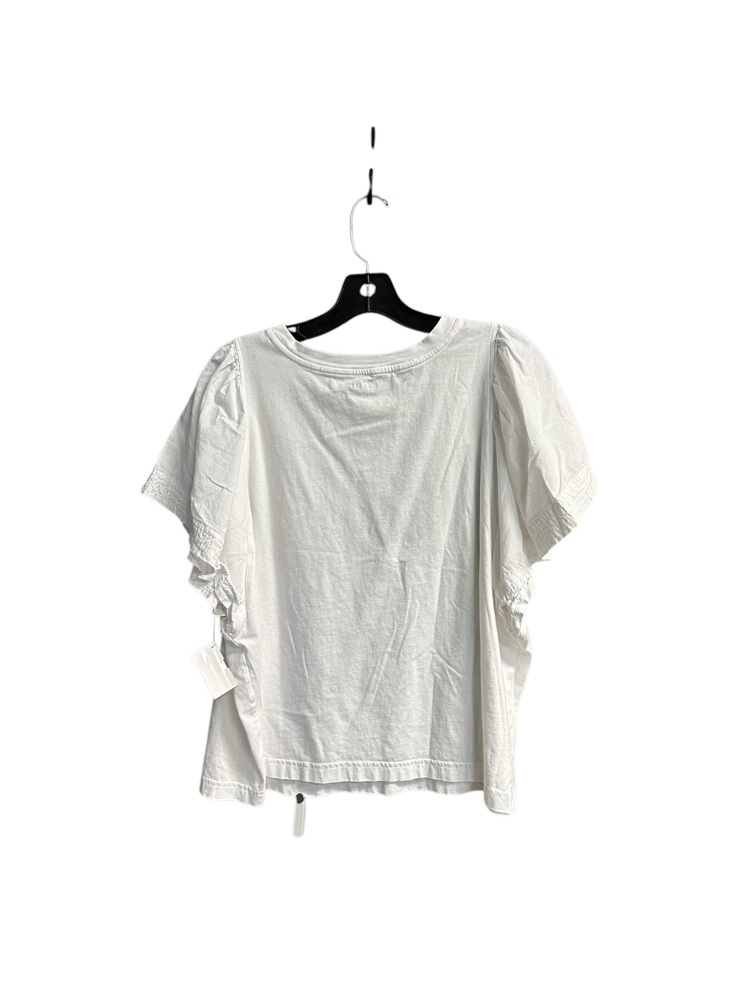 Top Short Sleeve By Old Navy In White, Size: 2x