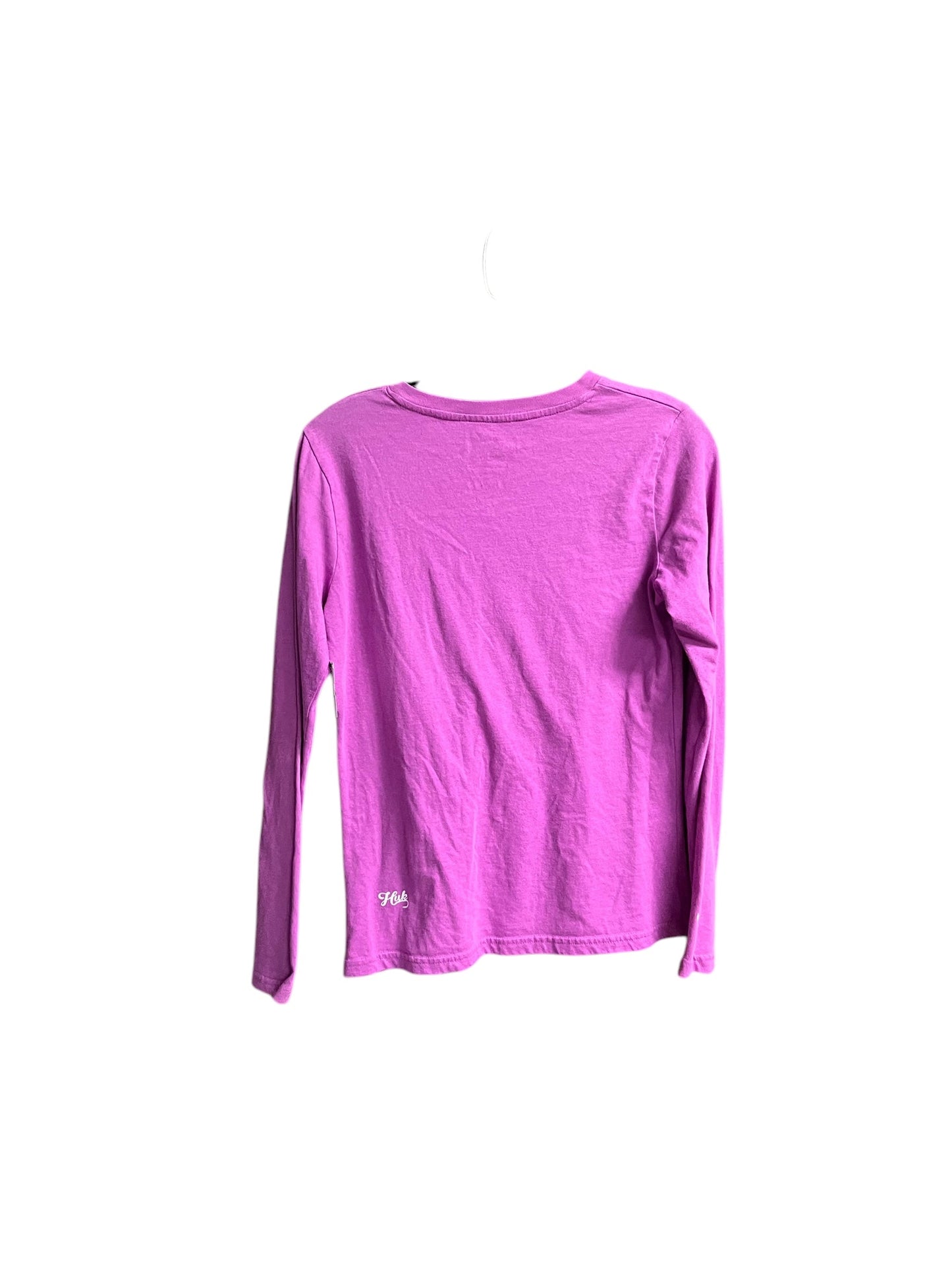 Athletic Top Long Sleeve Collar By Clothes Mentor In Purple, Size: M