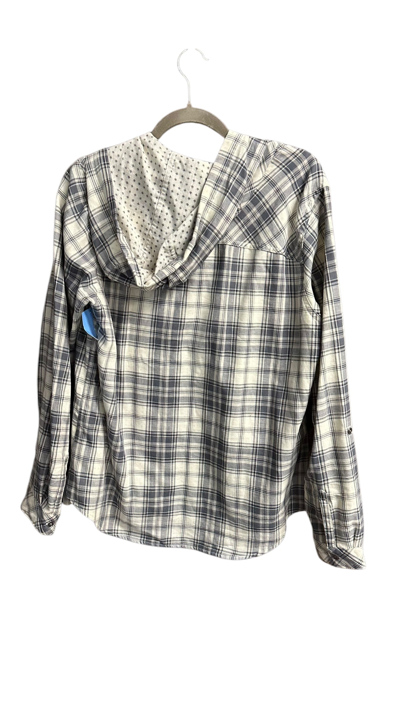 Top Long Sleeve By Columbia In Plaid Pattern, Size: L