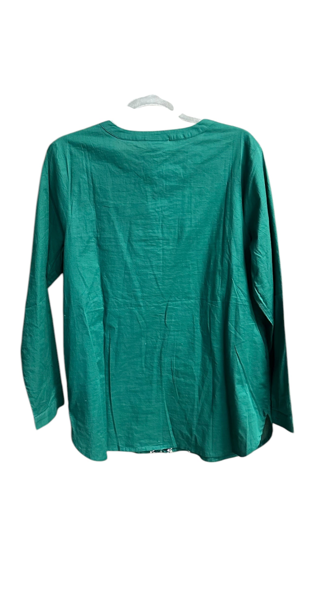 Top Long Sleeve By J. Jill In Green, Size: S