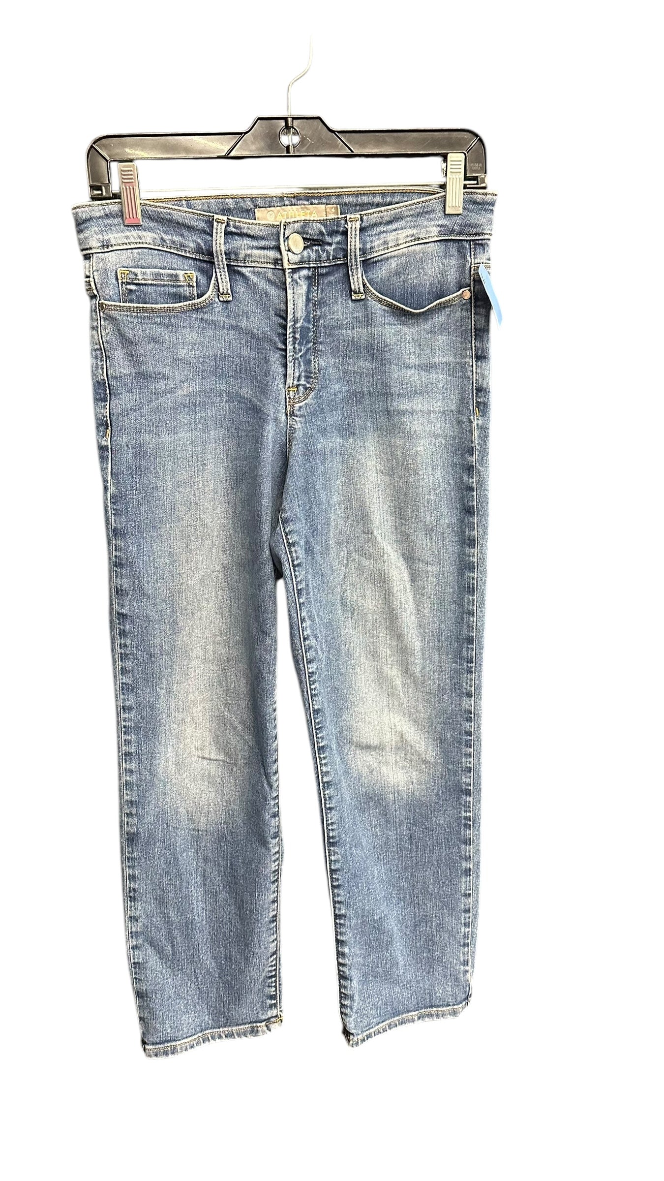 Jeans Straight By Athleta In Blue Denim, Size: 4