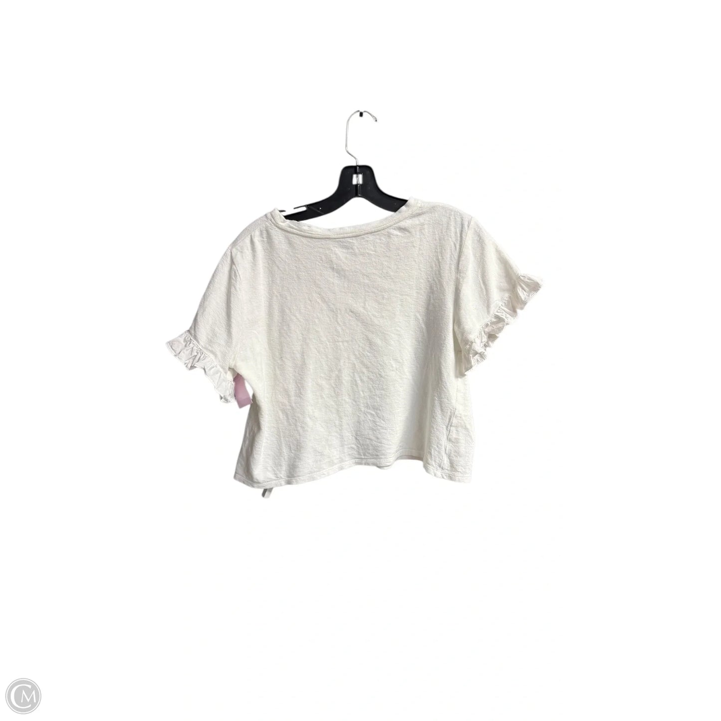 Top Short Sleeve By English Factory In White, Size: S