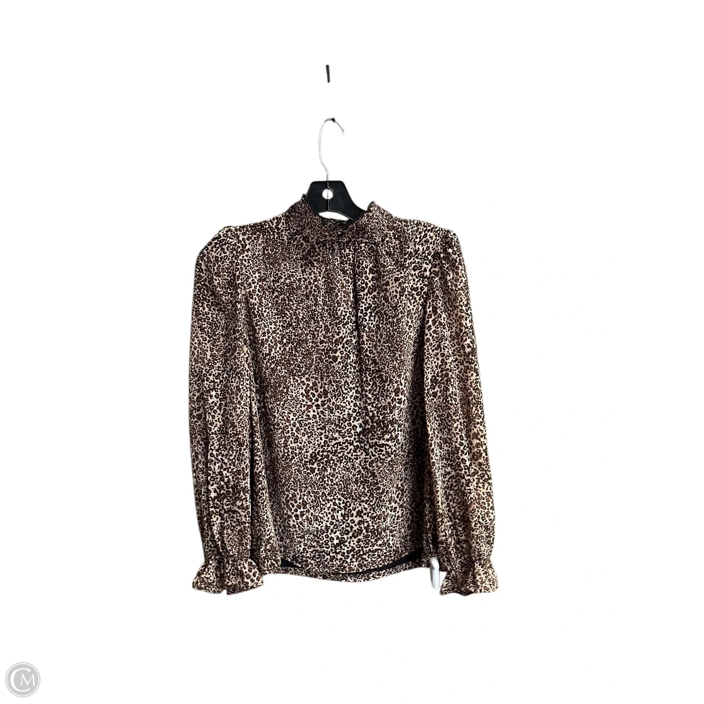 Top Long Sleeve By 1.state In Leopard Print, Size: Xs
