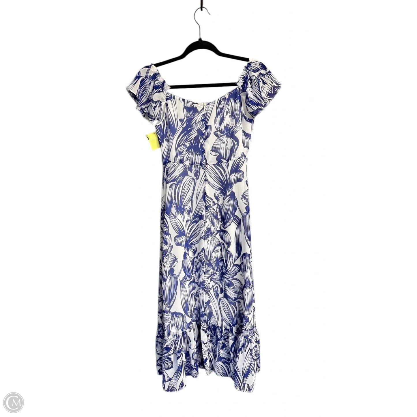 Dress Casual Maxi By Olivaceous In Blue & White, Size: S