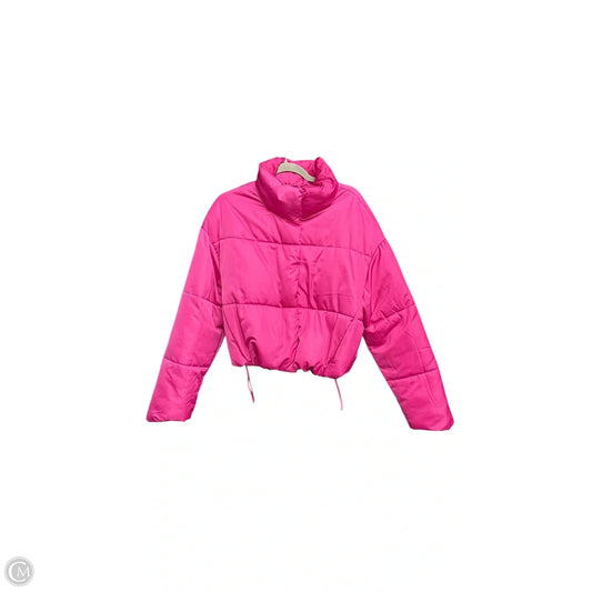 Coat Puffer & Quilted By Sincerely Jules In Pink, Size: M