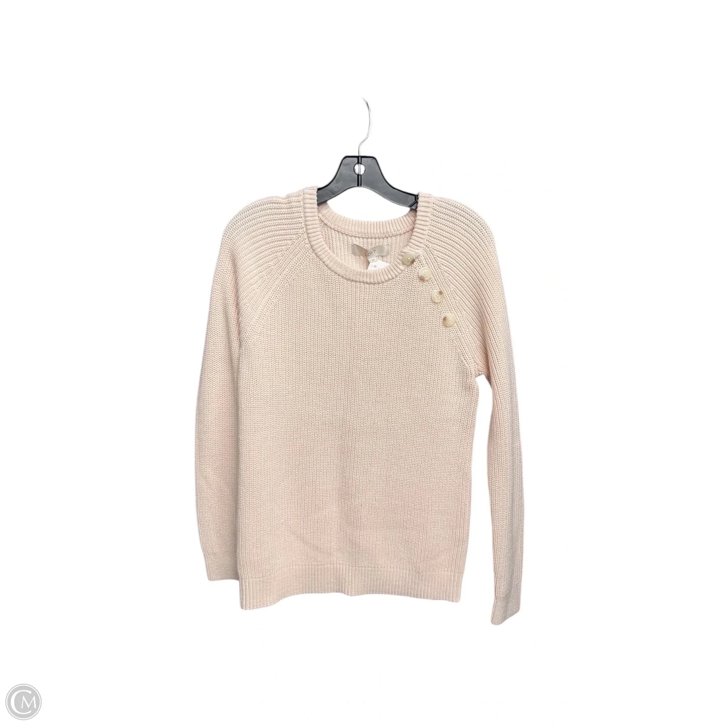 Sweater By Loft In Cream, Size: M