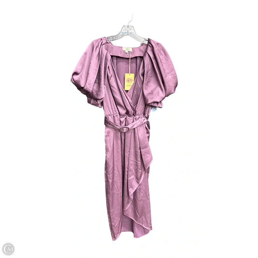 Dress Casual Midi By Entro In Purple, Size: L