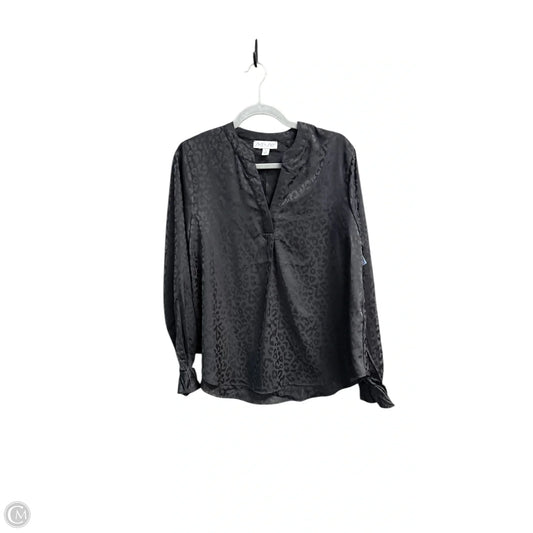 Top Long Sleeve By She + Sky In Black, Size: S