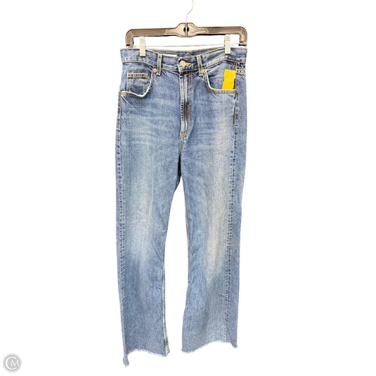 Jeans Flared By Zara In Blue Denim, Size: 6