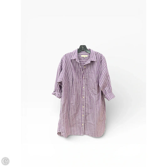 Dress Casual Short By Loft In Purple, Size: S