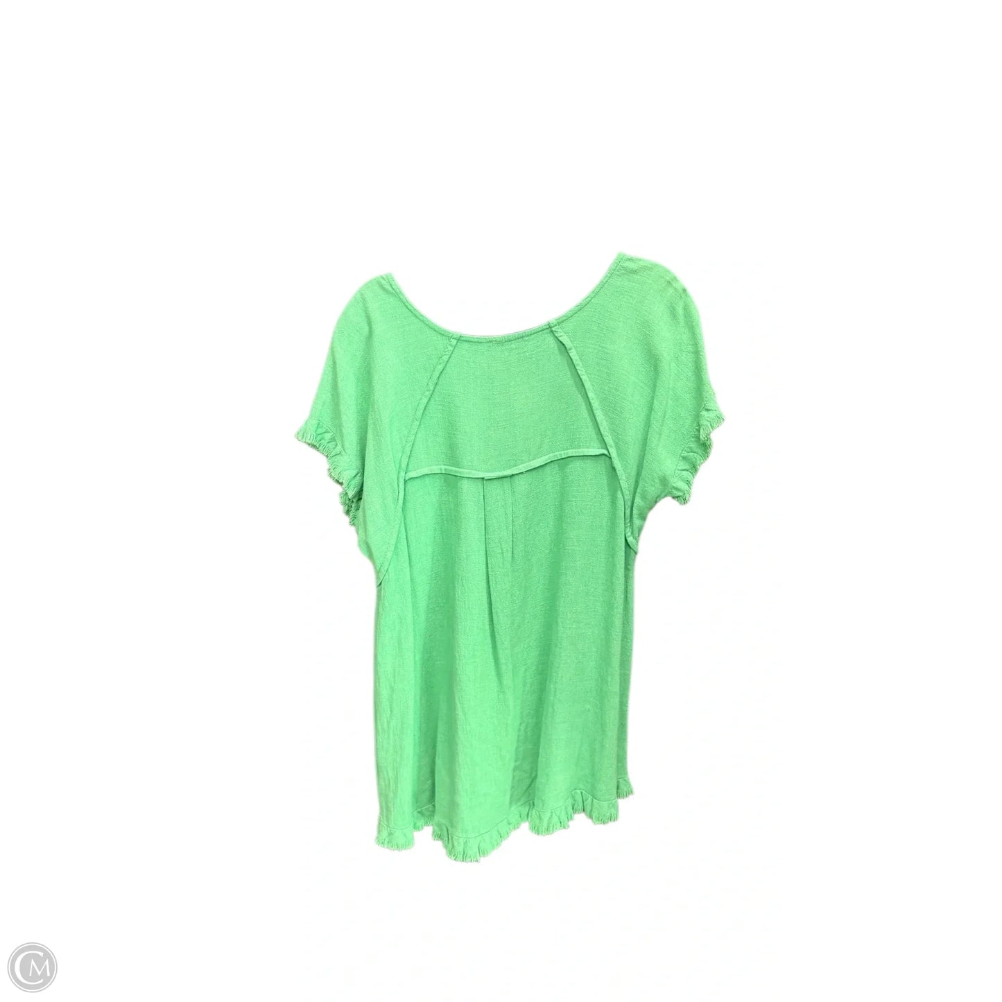 Top Short Sleeve By Umgee In Green, Size: S