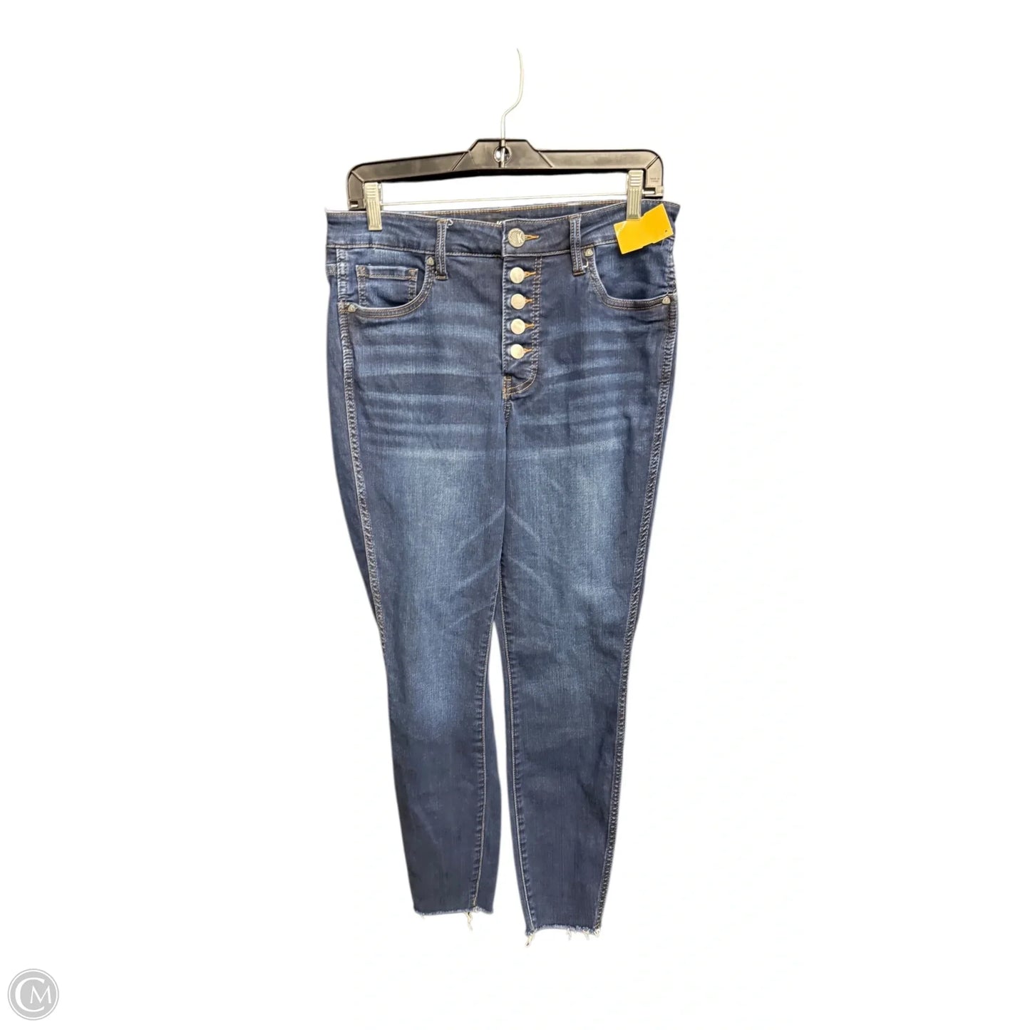 Jeans Skinny By Kut In Blue Denim, Size: 8