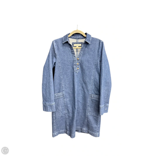 Dress Casual Short By Loft In Blue Denim, Size: S