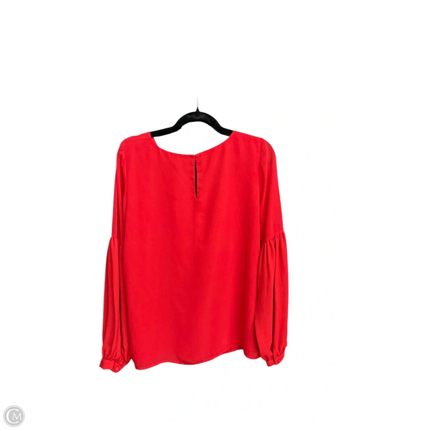 Top Long Sleeve By Express In Red, Size: M