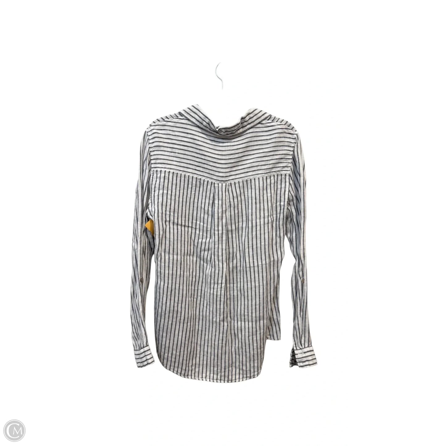 Top Long Sleeve By Tahari In Striped Pattern, Size: S