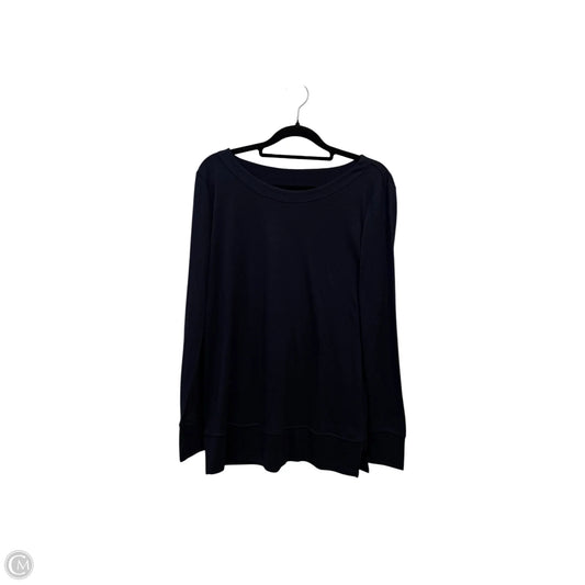 Top Long Sleeve By Loft In Navy, Size: S