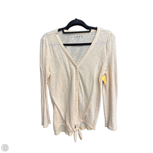Cardigan By Loft In Yellow, Size: S