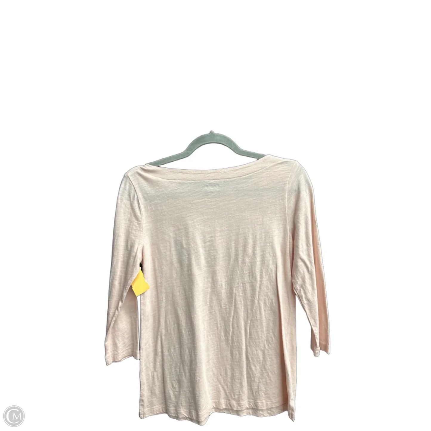 Top 3/4 Sleeve By Loft In Pink, Size: M