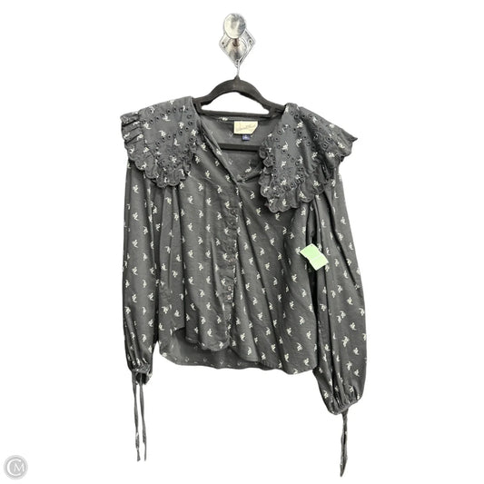 Top Long Sleeve By Universal Thread In Black, Size: Xl