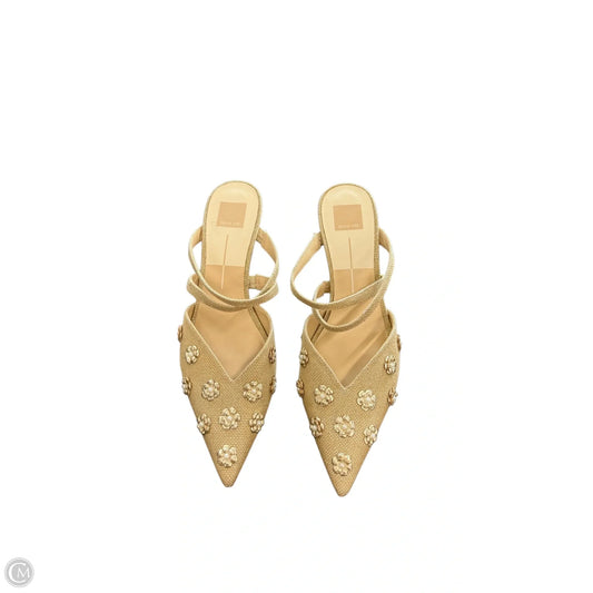 Shoes Heels Kitten By Dolce Vita In Gold, Size: 12