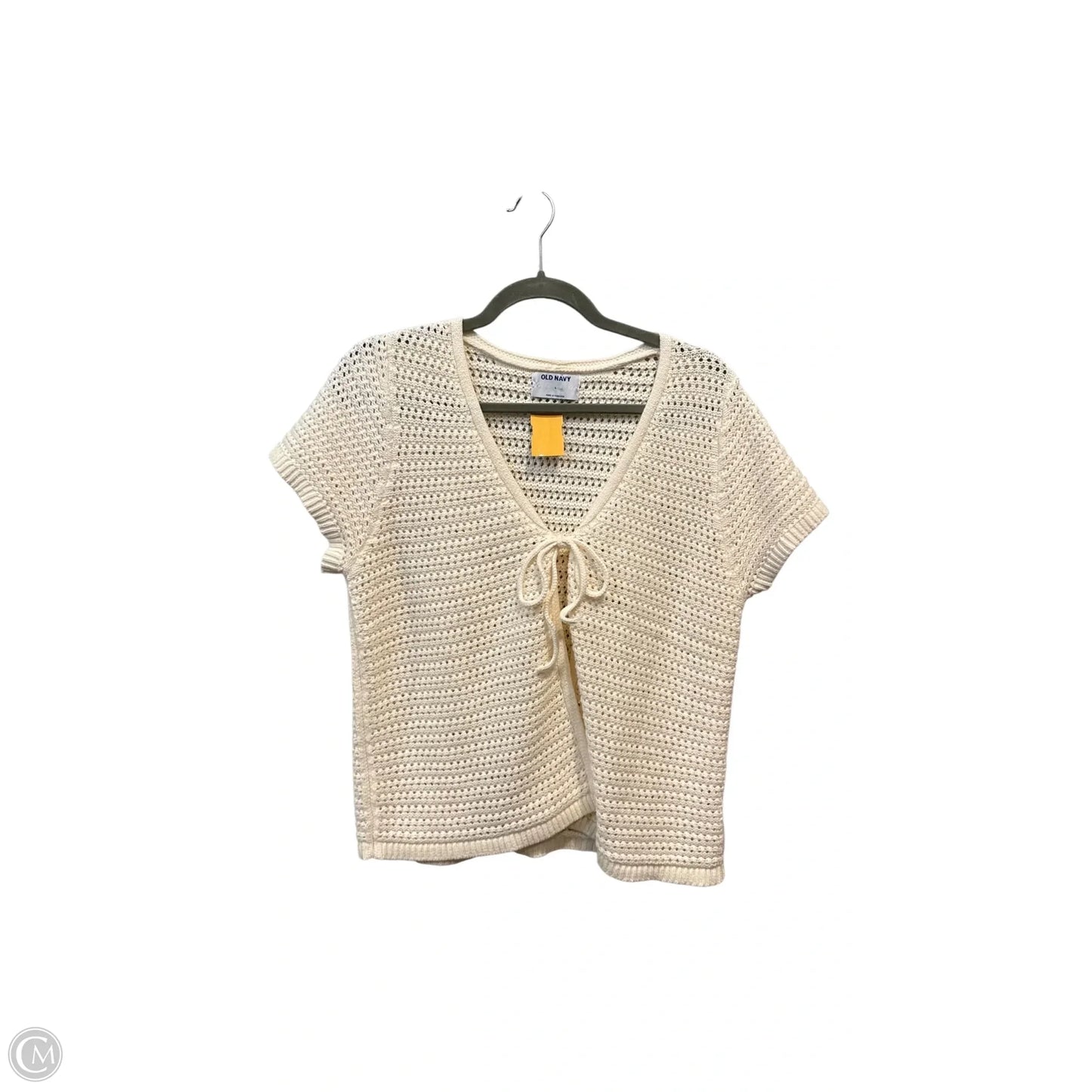 Cardigan By Old Navy In Cream, Size: L