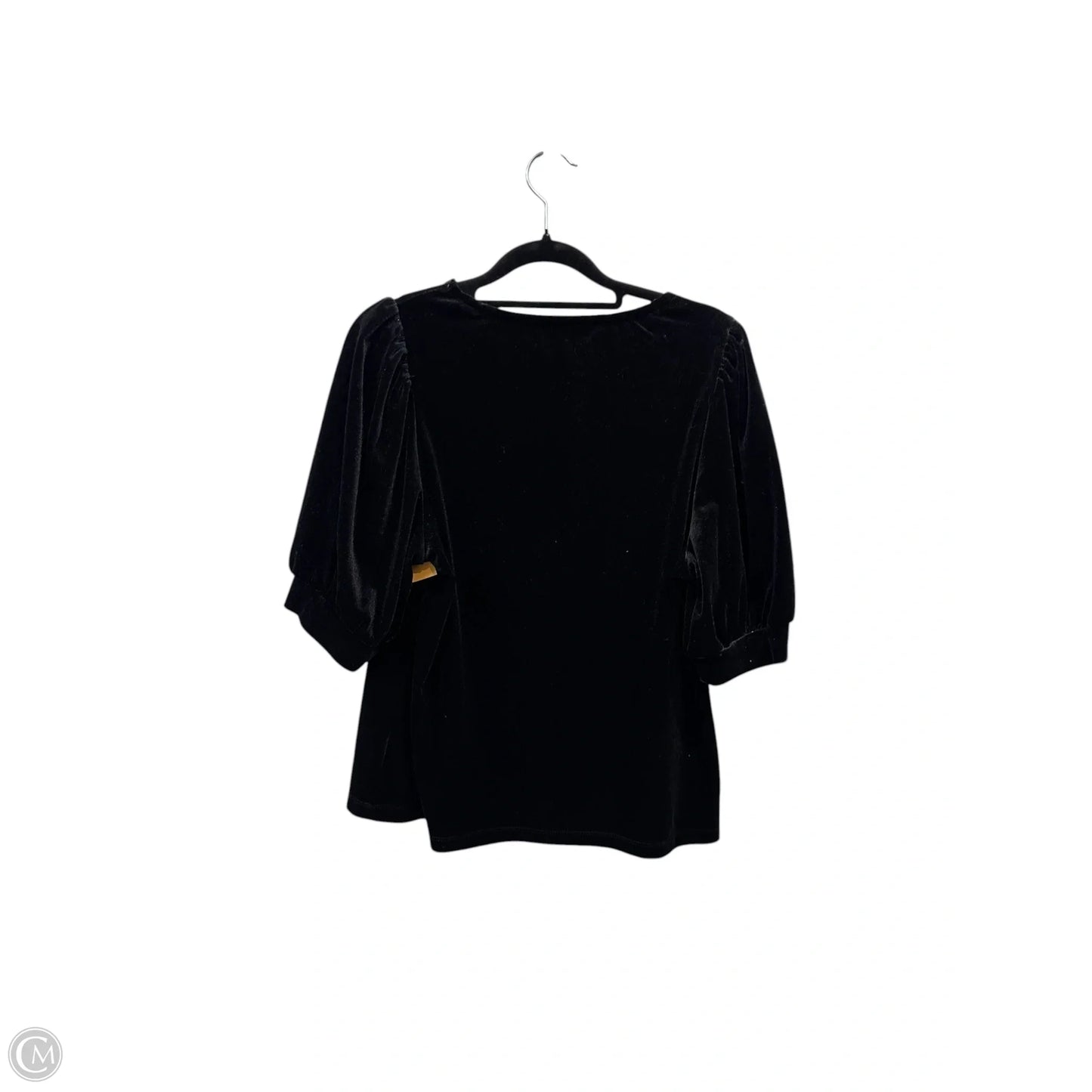 Top Short Sleeve By Draper James In Black, Size: M