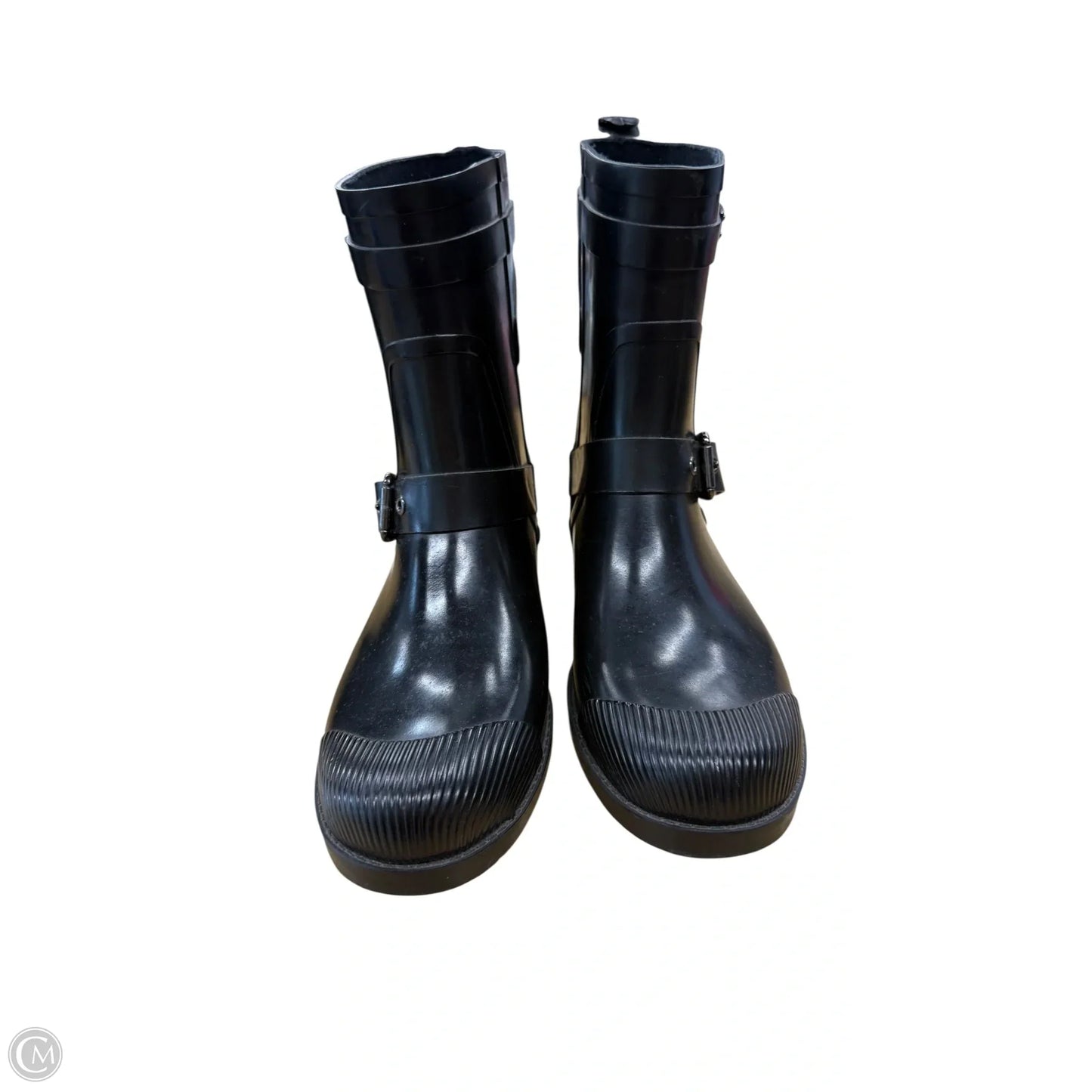 Boots Designer By Coach In Black, Size: 6