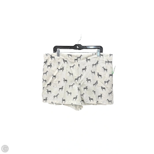 Shorts By Loft In Animal Print, Size: 14