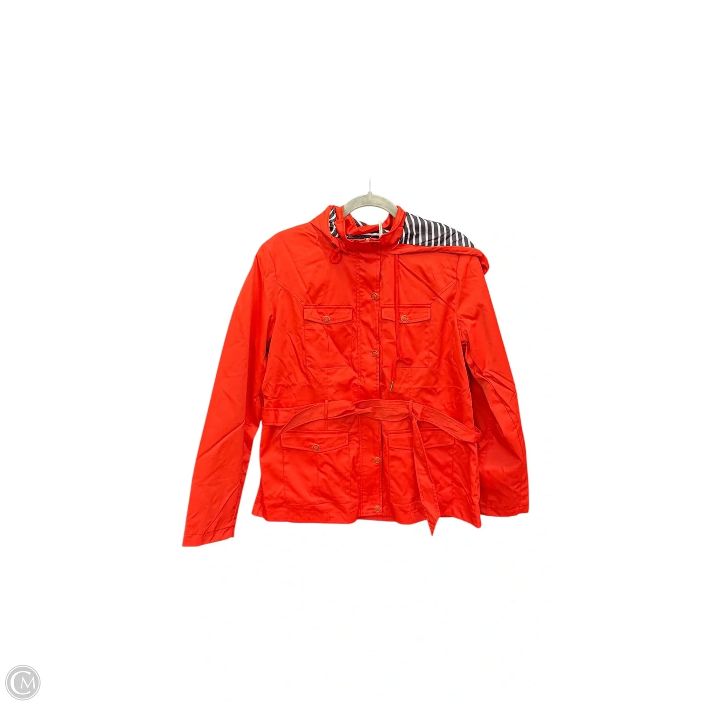 Coat Raincoat By Grace & Lace In Red, Size: M