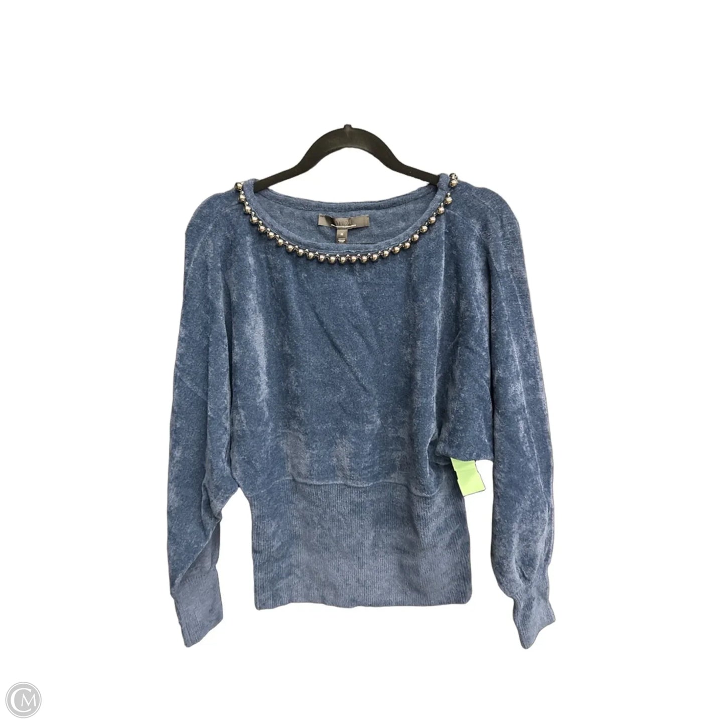 Top Long Sleeve By White House Black Market In Blue, Size: M
