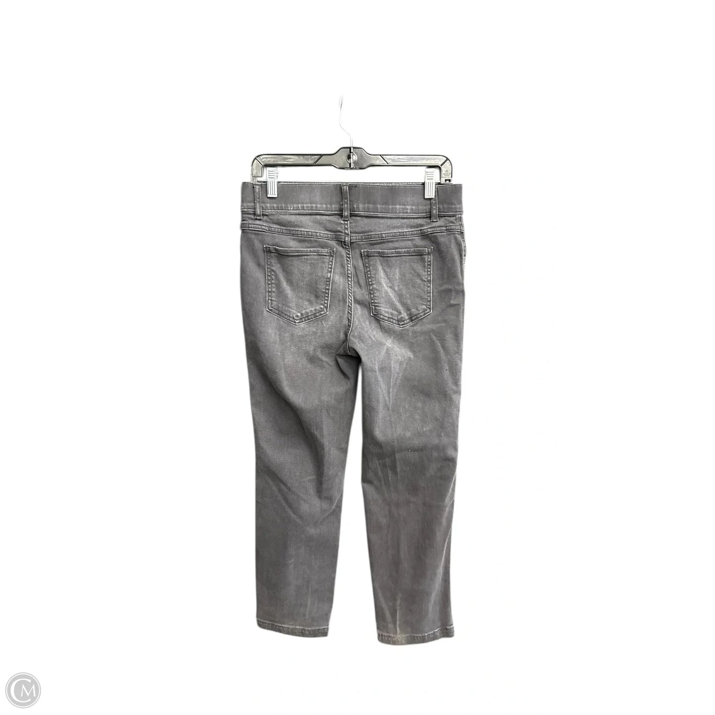 Pants Cropped By Spanx In Black Denim, Size: M