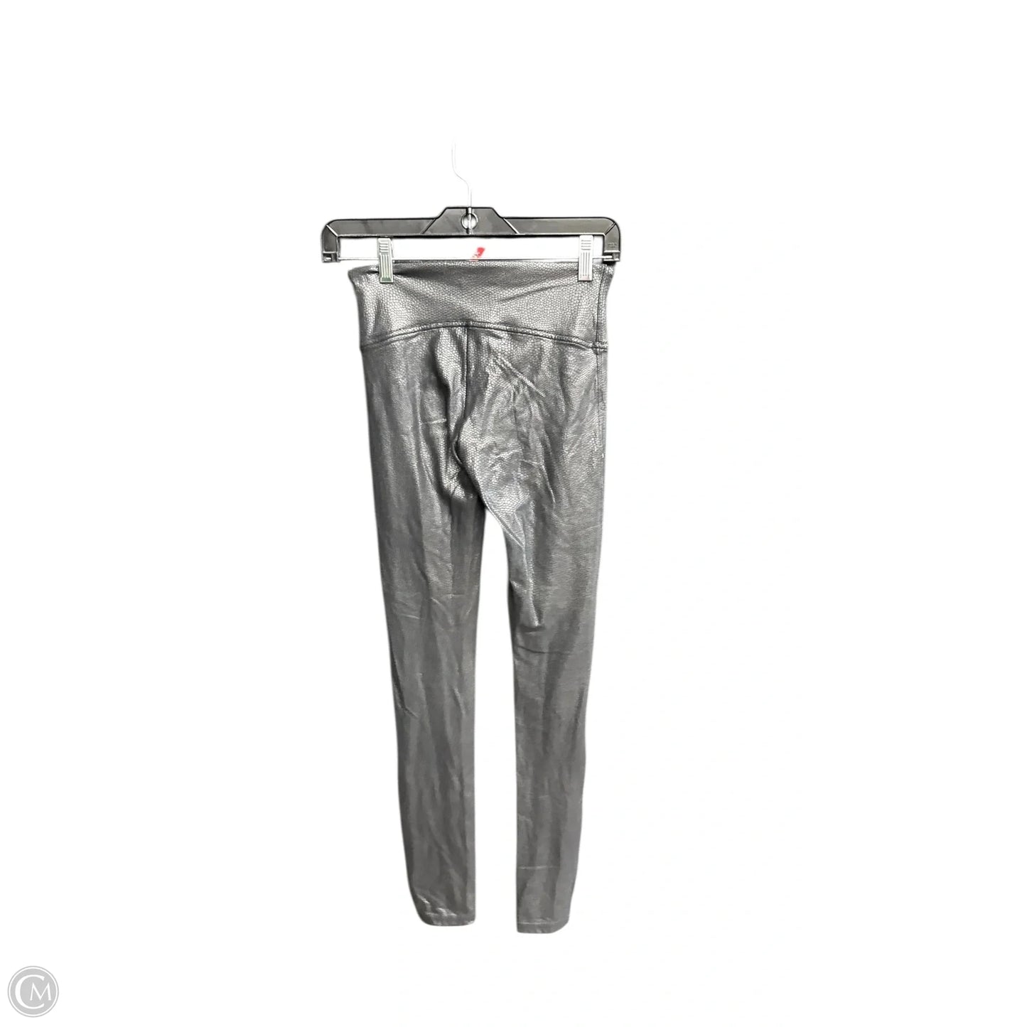 Athletic Leggings By Spanx In Grey, Size: S