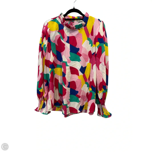 Top Long Sleeve By Jodifl In Multi-colored, Size: M