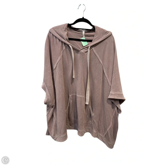Sweatshirt Hoodie By Free People In Mauve, Size: Xs