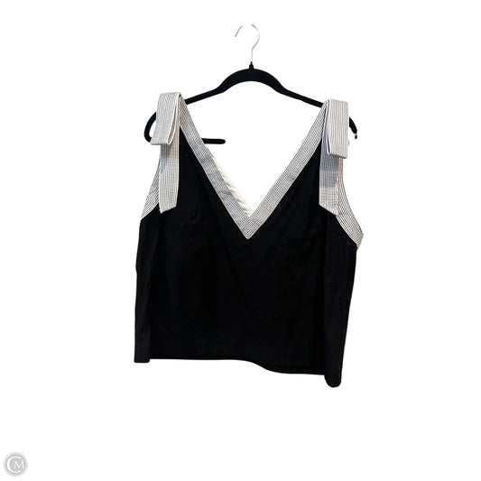 Top Sleeveless By Maeve In Black, Size: Xl