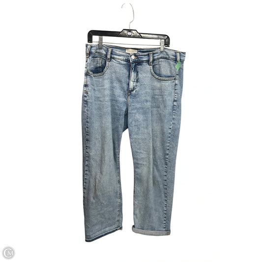 Jeans Straight By Pilcro In Blue Denim, Size: 10