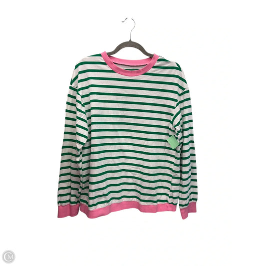 Top Long Sleeve Basic By Clothes Mentor In Striped Pattern, Size: S