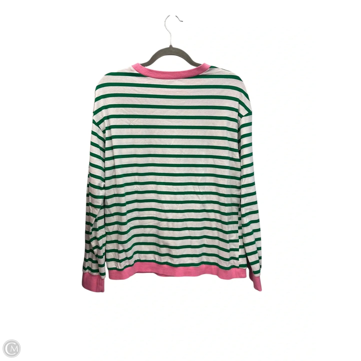 Top Long Sleeve Basic By Clothes Mentor In Striped Pattern, Size: S