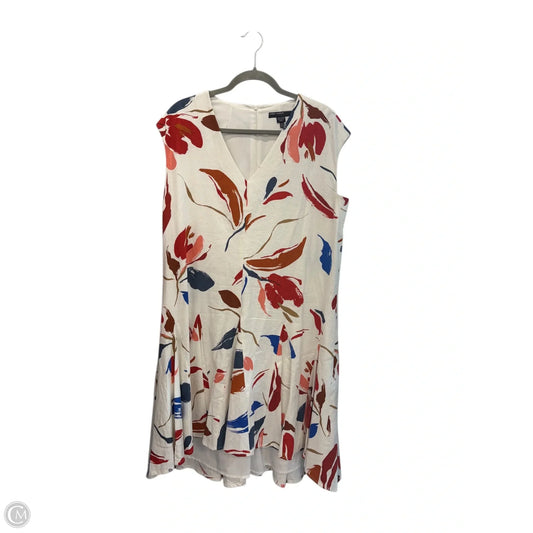 Dress Work By Maggy London In Floral Print, Size: Xl
