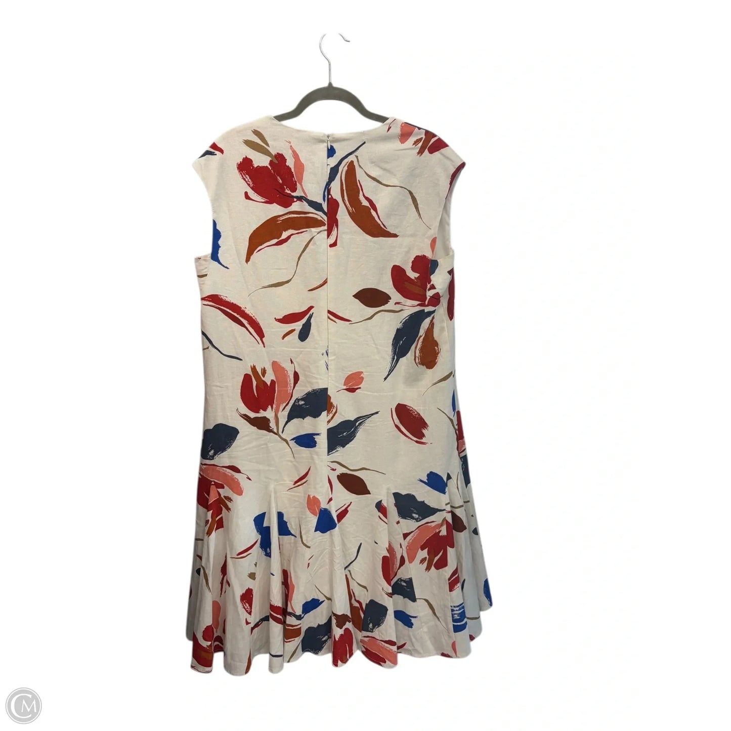 Dress Work By Maggy London In Floral Print, Size: Xl