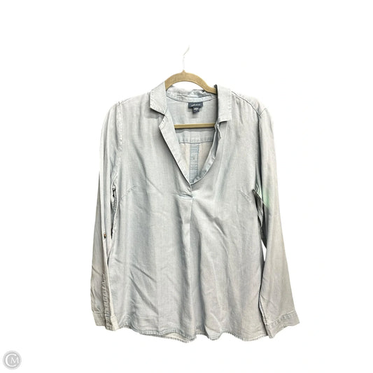 Top Long Sleeve By J. Jill In Blue Denim, Size: S
