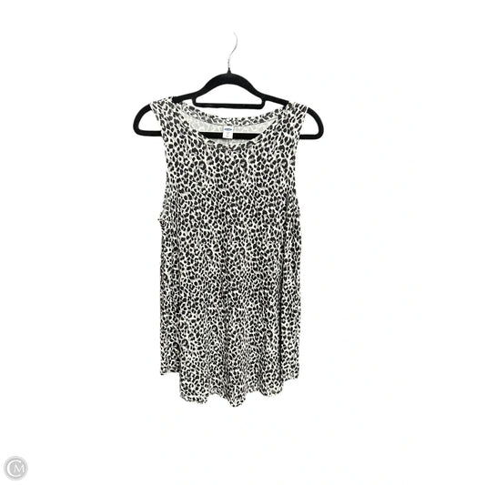 Top Sleeveless By Old Navy In Animal Print, Size: S