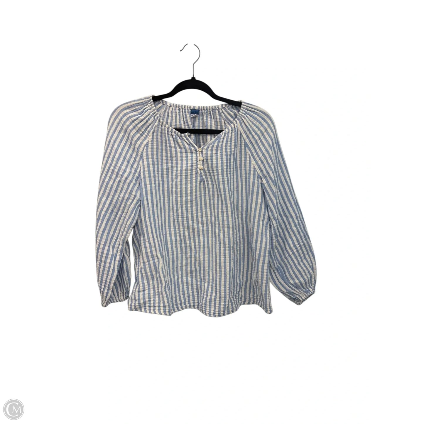 Top Long Sleeve By Old Navy In Striped Pattern, Size: S