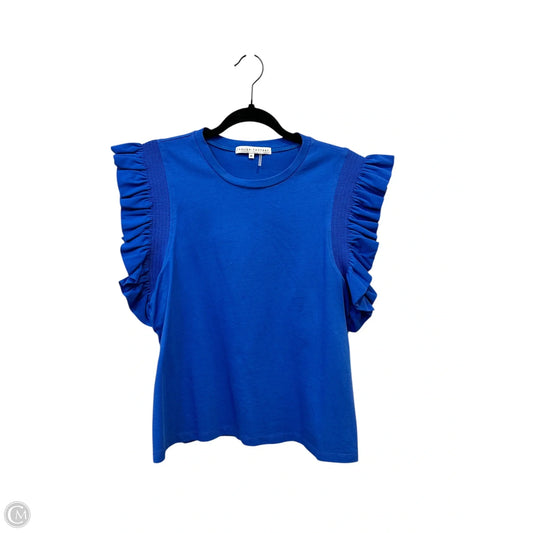 Top Sleeveless By English Factory In Blue, Size: M