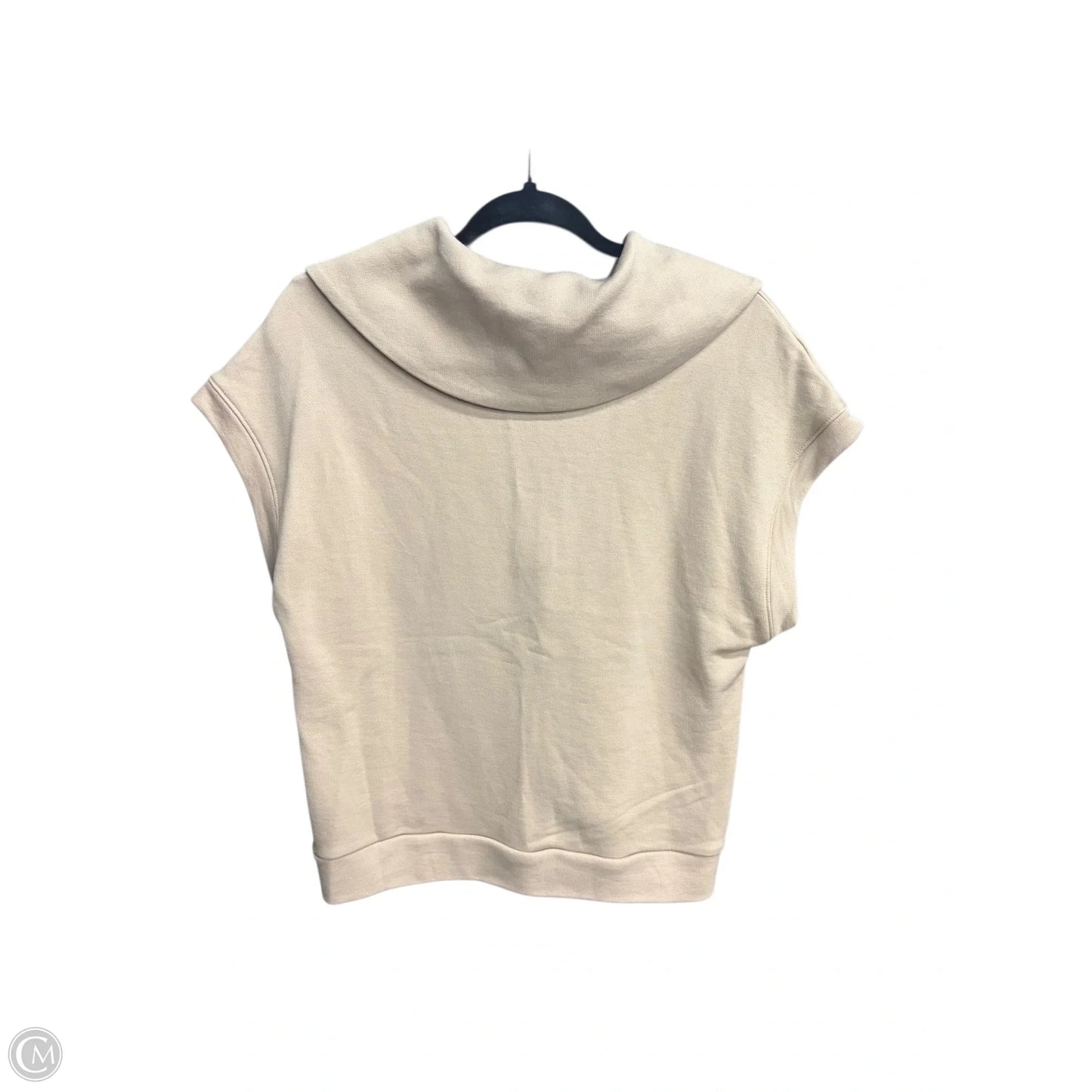Top Short Sleeve By Stylus In Tan, Size: S