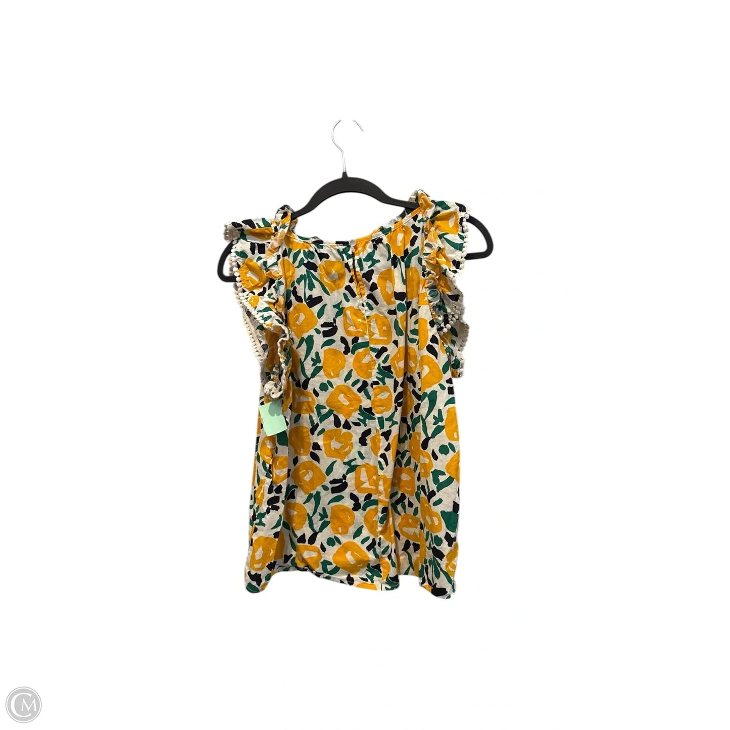 Top Sleeveless By Thml In Yellow, Size: L