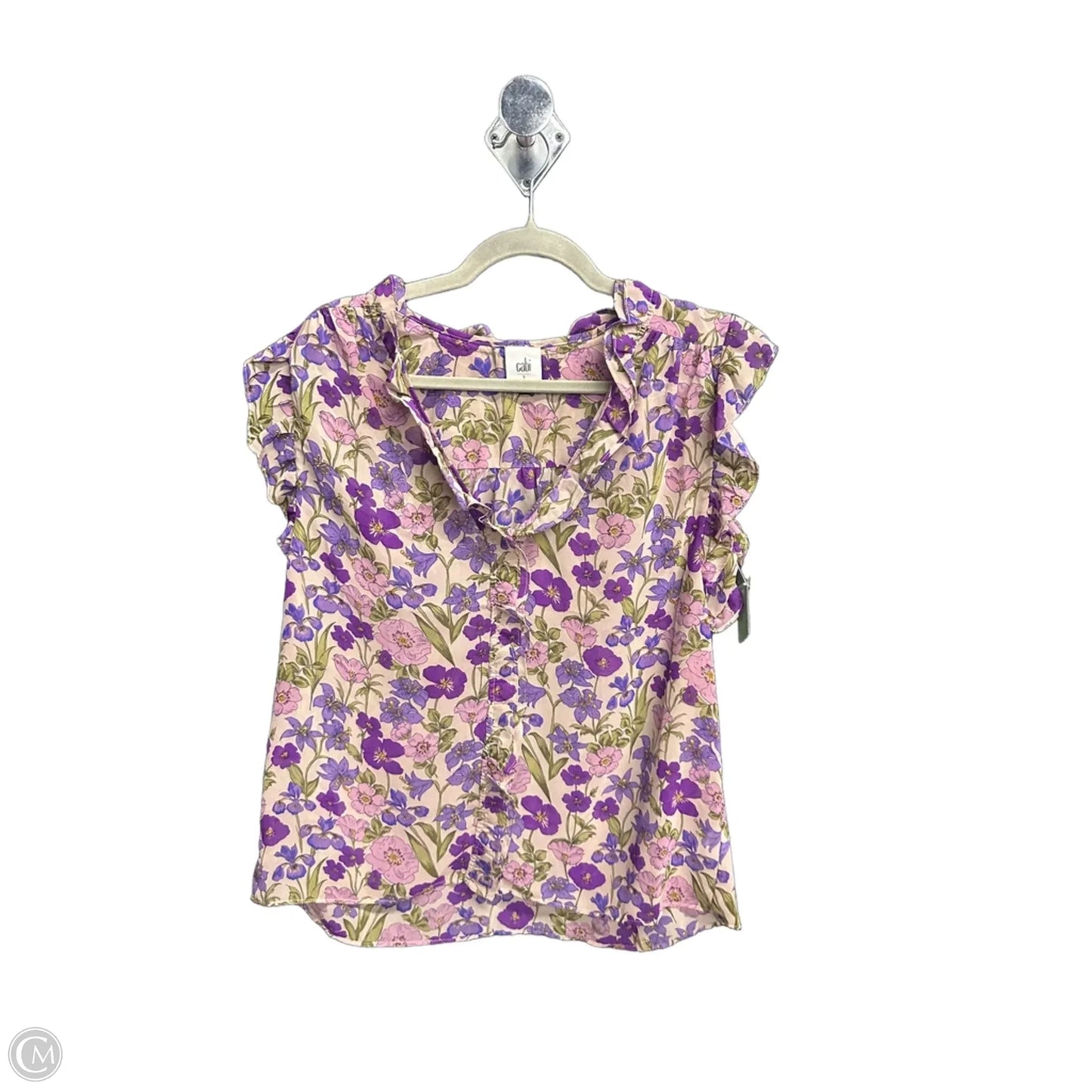 Top Sleeveless By Cabi In Purple, Size: S