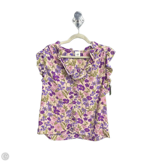 Top Sleeveless By Cabi In Purple, Size: S