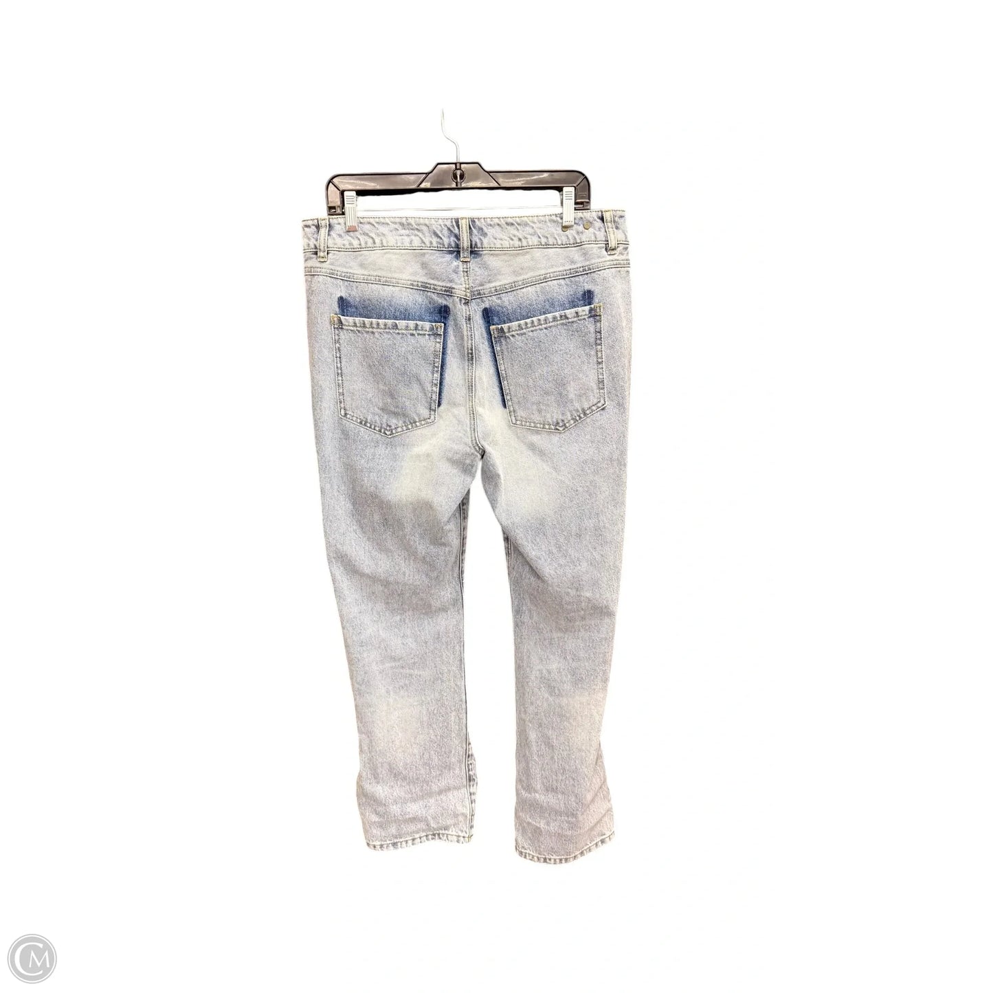 Jeans Cropped By Cabi In Blue Denim, Size: 10