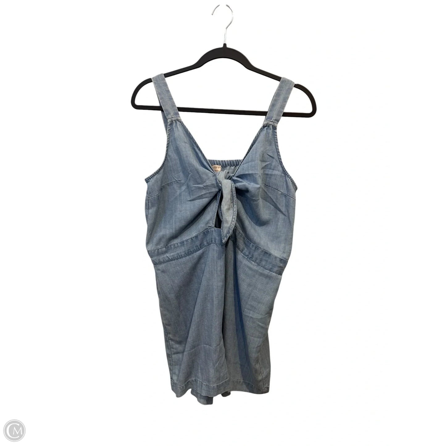 Romper By Loft In Blue Denim, Size: L